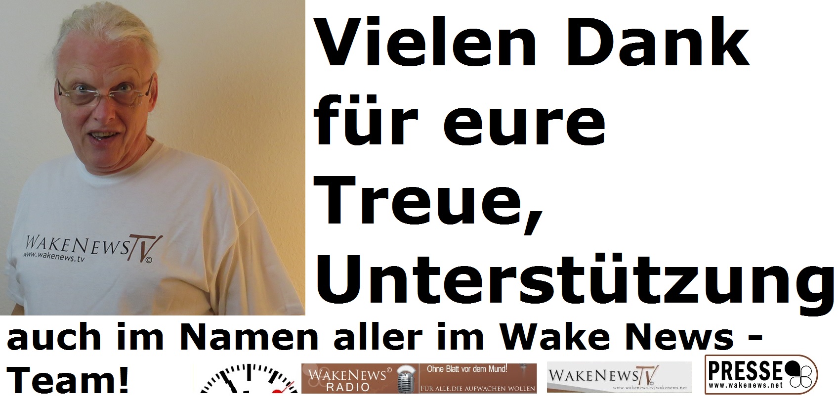 Vielen Dank f�r eure Treue und Unterst�tzung