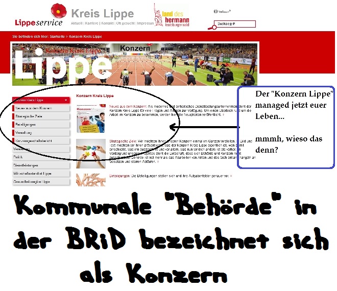 Kommunale Behrde bezeichnet sich als Konzern Lippe