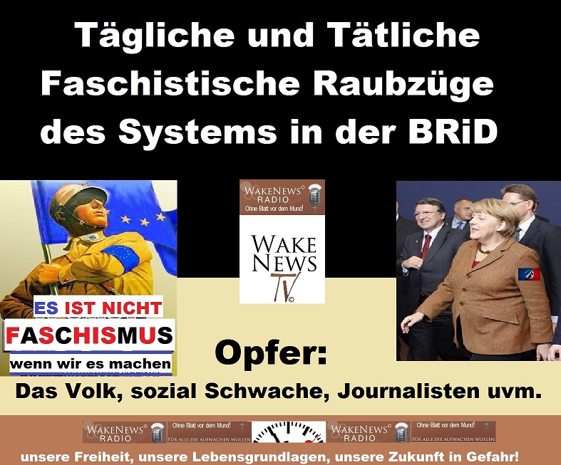 Tgliche und ttliche faschistische Raubzge des Systems in der BRiD sm