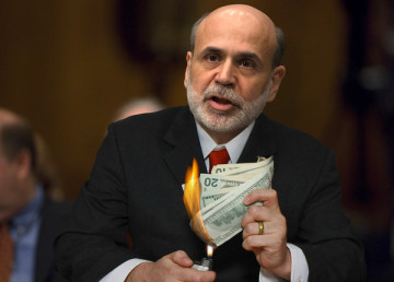 bernankeburningdollars